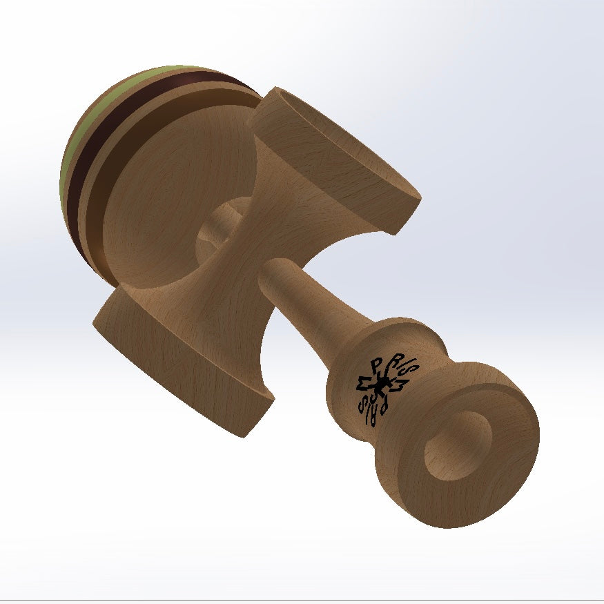 PRE ORDER - PRISM KENDAMA FIRST LIGHT (FL) SETUP W/ AMBER TAMA