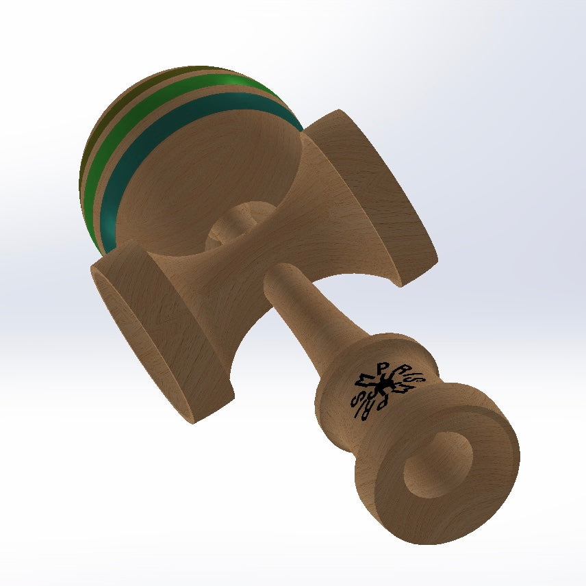 PRE ORDER - PRISM KENDAMA FIRST LIGHT (FL) SETUP W/ GRASS HOPPER TAMA