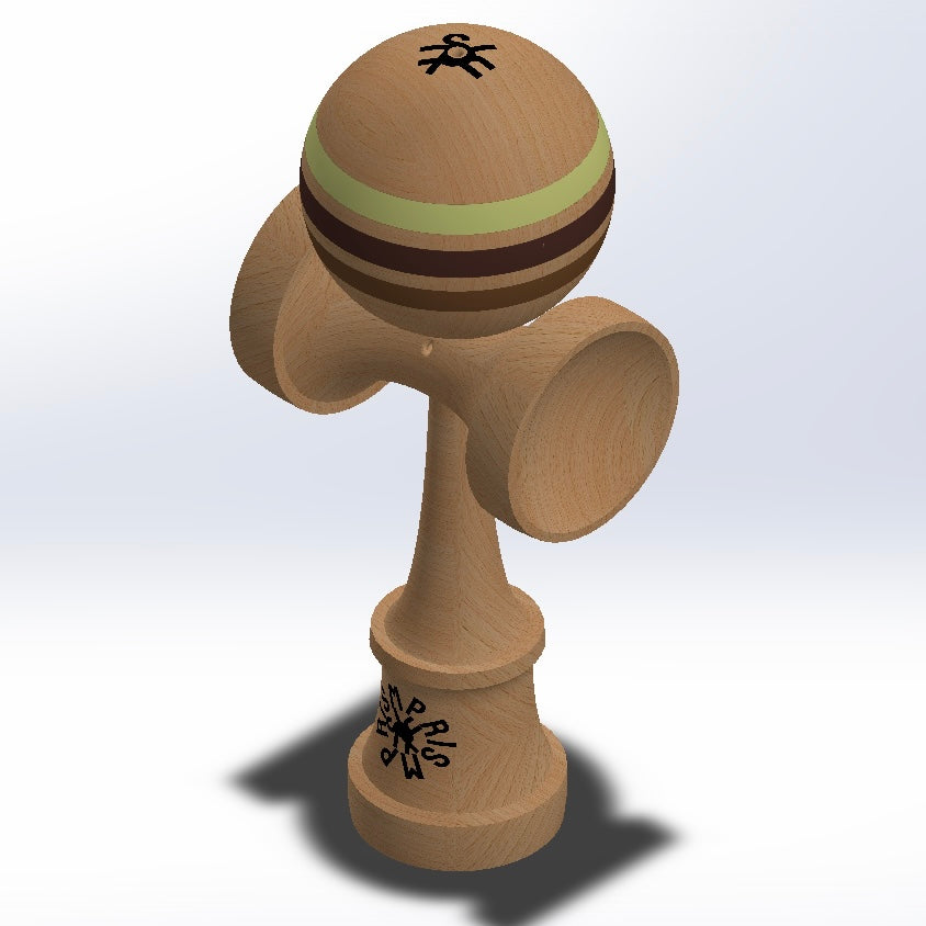 PRE ORDER - PRISM KENDAMA FIRST LIGHT (FL) SETUP W/ AMBER TAMA