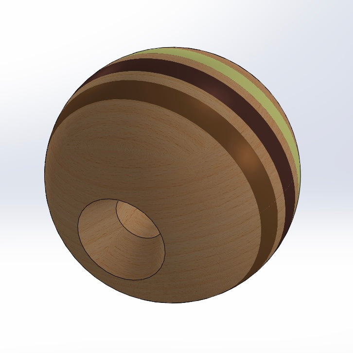 PRE ORDER - PRISM KENDAMA FIRST LIGHT (FL) SETUP W/ AMBER TAMA