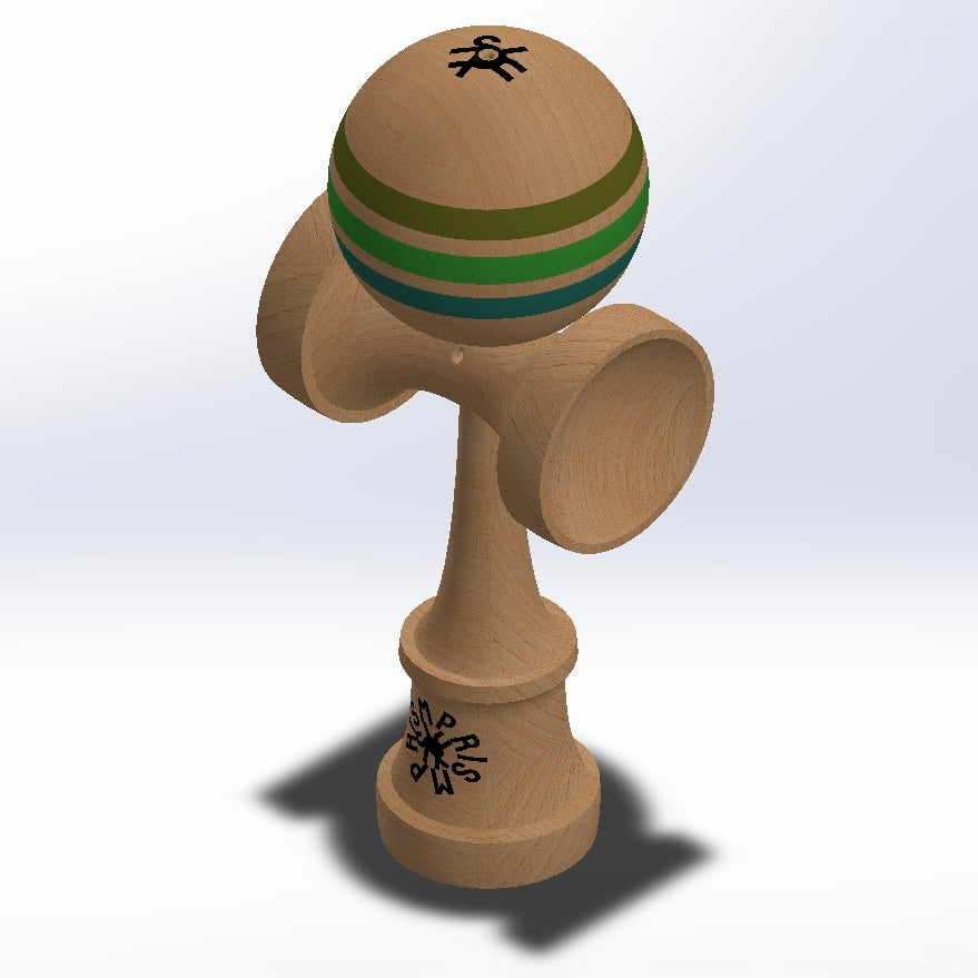 PRE ORDER - PRISM KENDAMA FIRST LIGHT (FL) SETUP W/ GRASS HOPPER TAMA